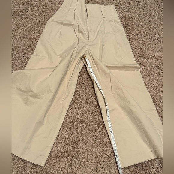 Zara cream colored pleated trousers - size X-Small - Picture 4 of 4